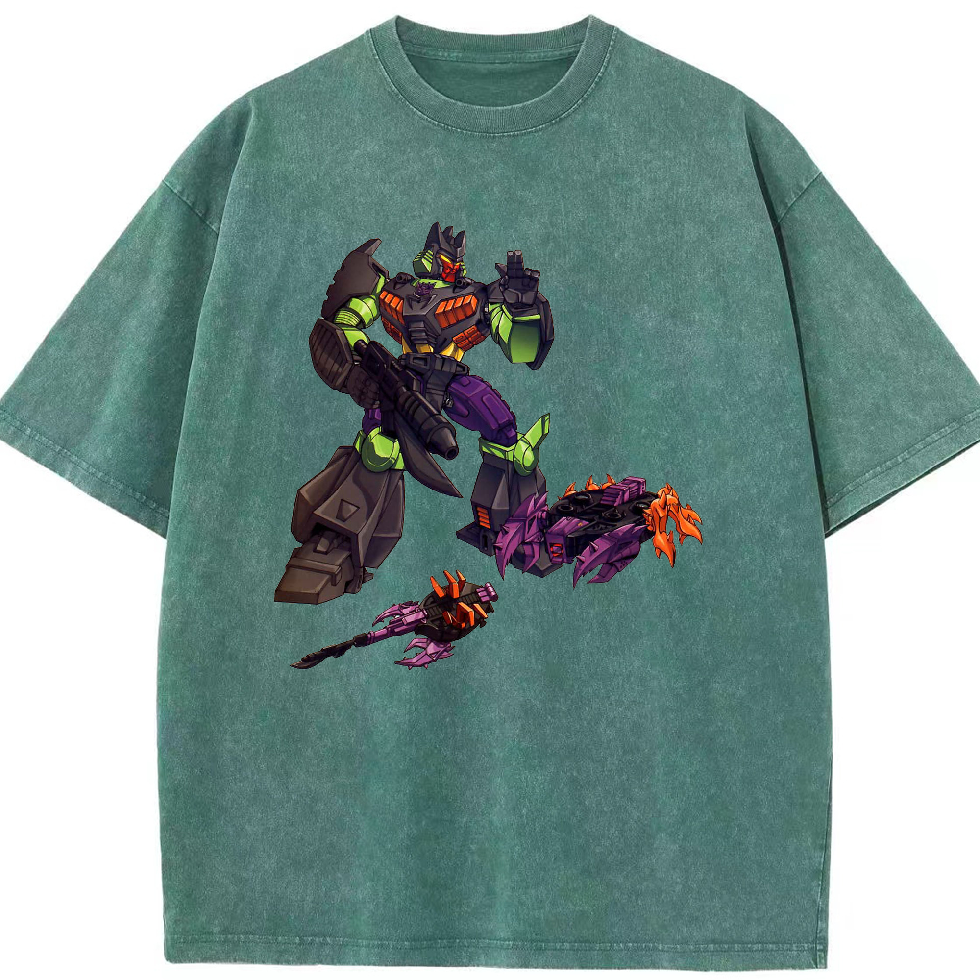 （画像用）  綿100% ヴィンテージ風 半袖Tシャツ（フロントプリント）
